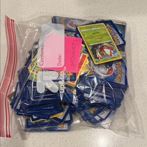 Pokemon Trading Cards - Blue and Green